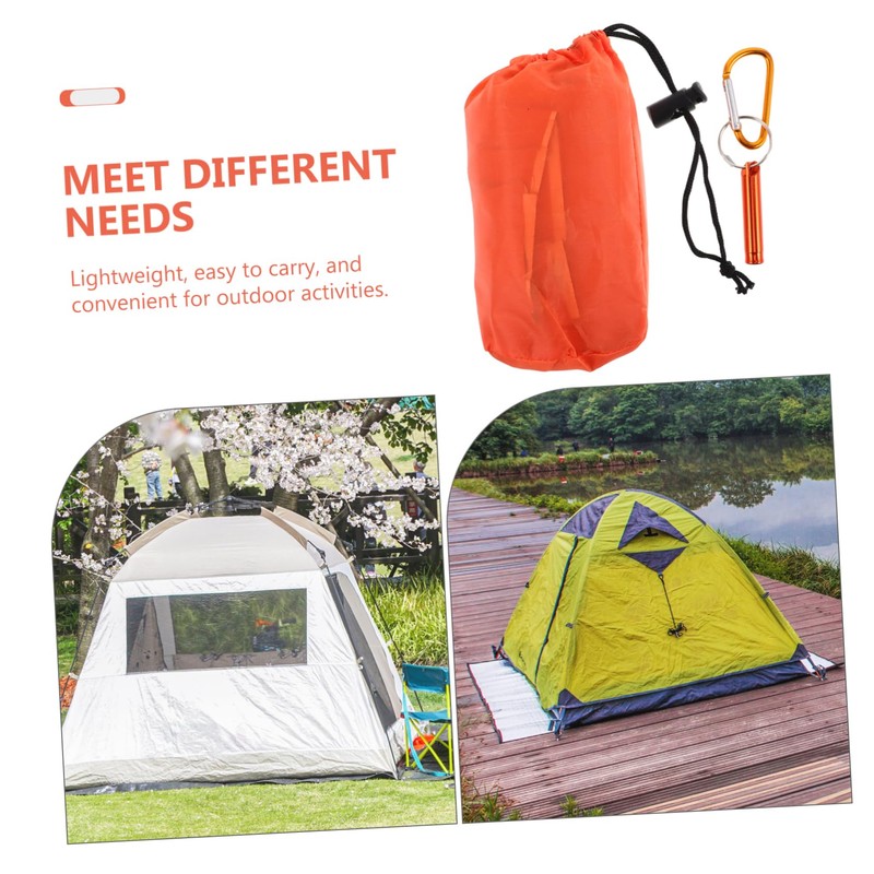 KOMBIUDA Ultra-Lightweight Outdoor Sleeping Bag Survival Tarp Emergency Blanket Camping