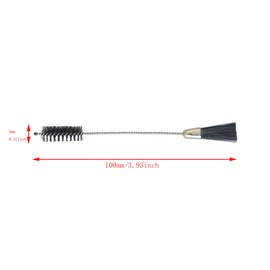 DGBRSM 4PCS Double Ended Sewing Machine Cleaning Brush Dust Removal Cleaning Tool for Home,Automobile,Computer Black/White