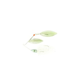 Nichols Lures 36-12 Pulsator Metal Flake Spinnerbait Crystal Nickel Green, 1/2 oz