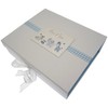 White Cotton Cards Baby's First Years Large Keepsake Box (Blue