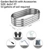 ZFHgarden Raised Garden Bed, 4x2x1ft Raised Beds for Gardening Outdoor