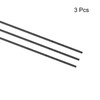 sourcing map Pack of 3 Carbon Fibre Rod for RC
