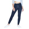 American Apparel Women's Cotton Spandex Jersey Legging, Navy, X-Small