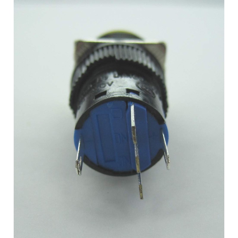 Arcade Switch [Φ16 Round Shape Yellow] Momentary Action LED Button