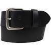 Full Cowhide Leather Belt 5.0 cm - black
