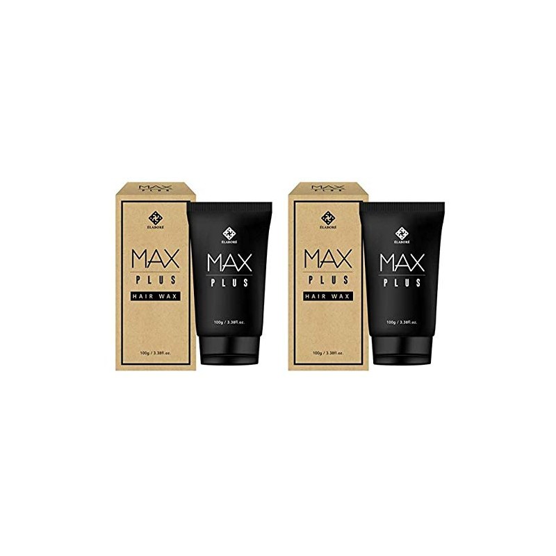 Elabore 2 Pack MAX Plus Hair Wax 3.38 fl.oz/100ml (Men's
