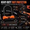 Combination Bike U Lock and Chain Set for Bikes, E-Bikes