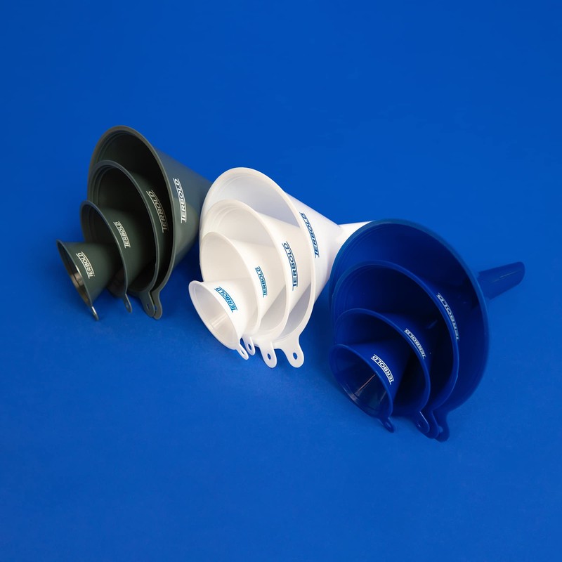 Terbold 4pc Funnel Nesting Set in BPA Free Plastic for