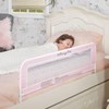 Dream On Me Adjustable Mesh Bed Rail, Two Height Levels,