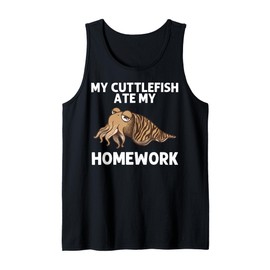 Cute Cuttlefish For Kids Boys Ocean Animal Lover Fish Tank Top