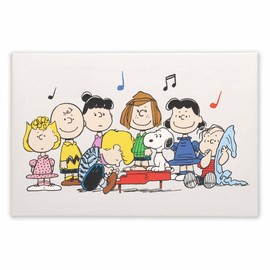 Peanuts Charlie Brown and Gang Singing Gallery Wrapped Canvas Wall Decor - Fun Peanuts Wall Art for Kids' Bedroom or Classroom