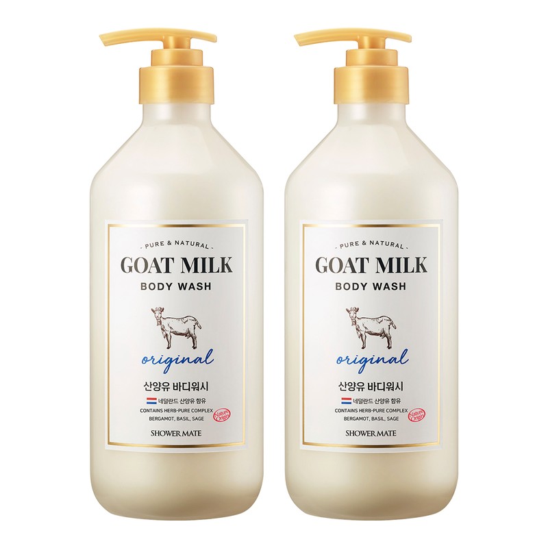 애경 [Moisturizing Goat Milk] Shower Mate Goat Milk Body Wash