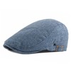 HIQIU Breathable Flat Cap Men's Summer Flat Cap Peaked Cap