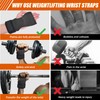 Weight Lifting Wrist Strap Cowhide Material Robust Lifting Straps for