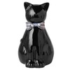 Duuclume Handcrafted Ceramic Cat Urn for Ashes,Cat Statue Funeral Memorial