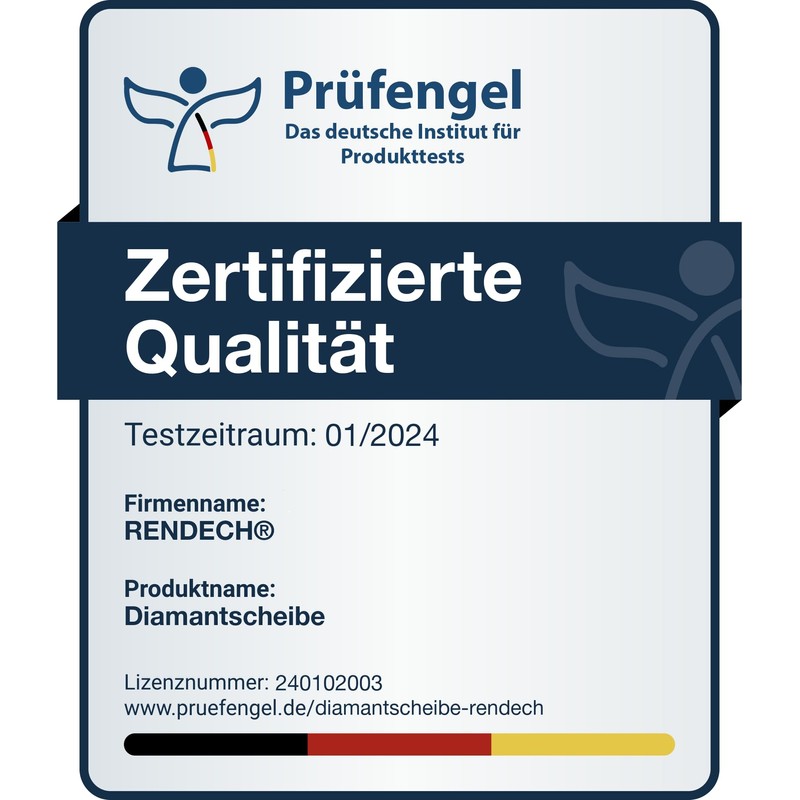 2x Rendech Diamond Disc, 125 Diamond Cutting Disc, 230 Cutting