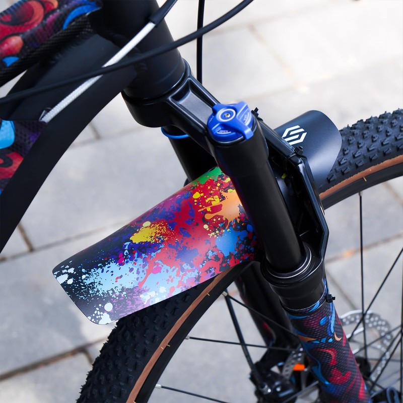 CNC Bicycle Mudguard, MTB/Mountain Bike Mudguard, 2 Pieces Rear and