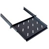 1U Rack Mount Vented Sliding Shelf Tray for 19" Server
