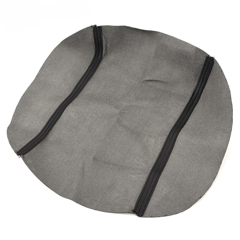 DOTCOM Gray Leather Center Console Lid Armrest Cover Compatible with