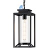 Osimir Outdoor Pendant Light, 14" Large Dusk to Dawn Outdoor