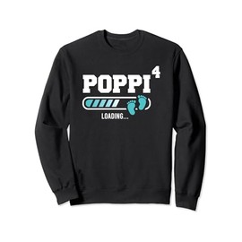 Mens Poppi 4 Fourth Time Poppi Funny Poppi Of Four Sweatshirt