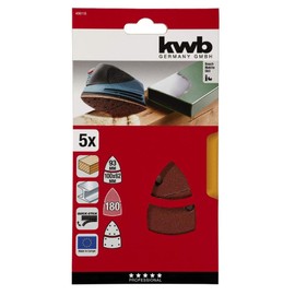 KWB 496118 – 5 Buffers for Multi-Sander 100 x 62/93 mm Gr 180 KWB