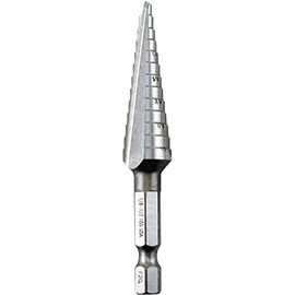 Makita 711492-A High Speed Steel Step Drill Bit, 1/8-to-1/2-Inch