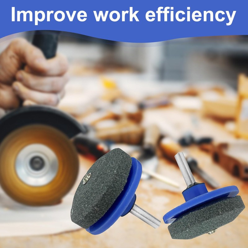 Lawn Mower Blade Sharpener - 2 Pack Blue Garden Tool