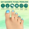 Straight Polygel Nail Forms for Toes, 150PCS Reusable Dual Forms