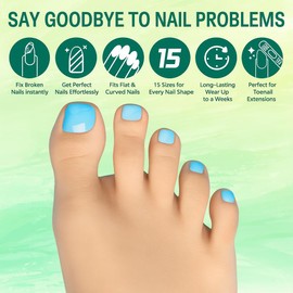 Straight Polygel Nail Forms for Toes, 150PCS Reusable Dual Forms for Poly Extension, Full Cover Molds for Acrylic Toenails Pedicure, Tonenails Builder Gel Forms DIY Nail Art at Home