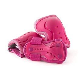 SFR AC760 Set (Wrist, Elbow and Knee Pad), Unisex Adult, Pink (Pink/gry), Large