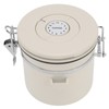 Airtight Coffee Canister 304 Stainless Steel Valve with Scoop for