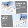 Beavorty Eyebrow Aid Kit Brow Stencil Guide Makeup Tools for