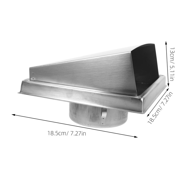 COHEALI Stainless Steel Weatherproof Dryer Vent Cover Heavy Duty Square