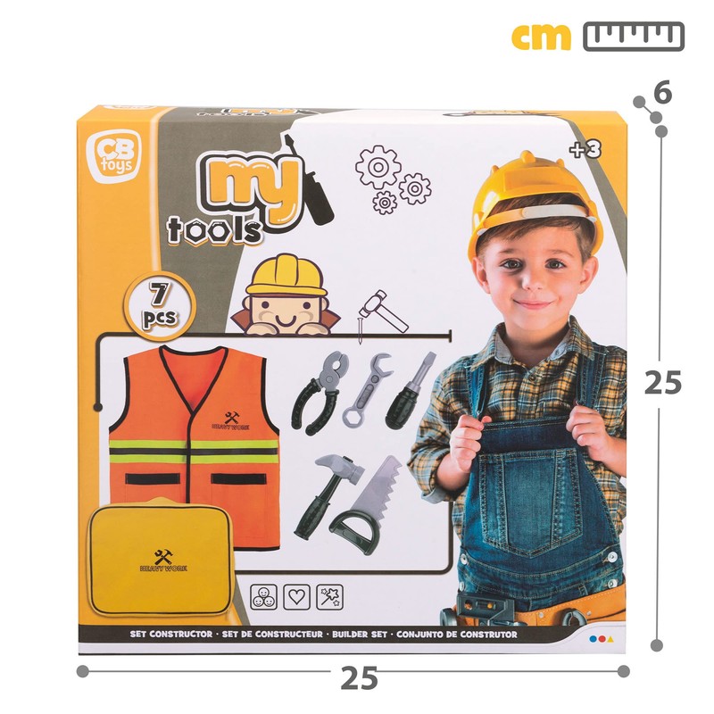 COLORBABY 49957 My Tools Set Engineer C/Maletin and Tools