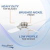 RecPro RV 12V Ceiling Fan | 4-Blade | 4-Speed |