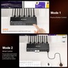 DisplayPort Reyoten KVM Switch, 4 Computers 2 Monitors, 8K@60Hz, 4×USB