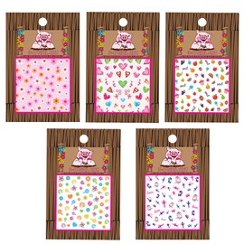 Piggy Paint 100% Non-Toxic Girls Nail Accessories (Nail Art Party Pack - Pack of 5)