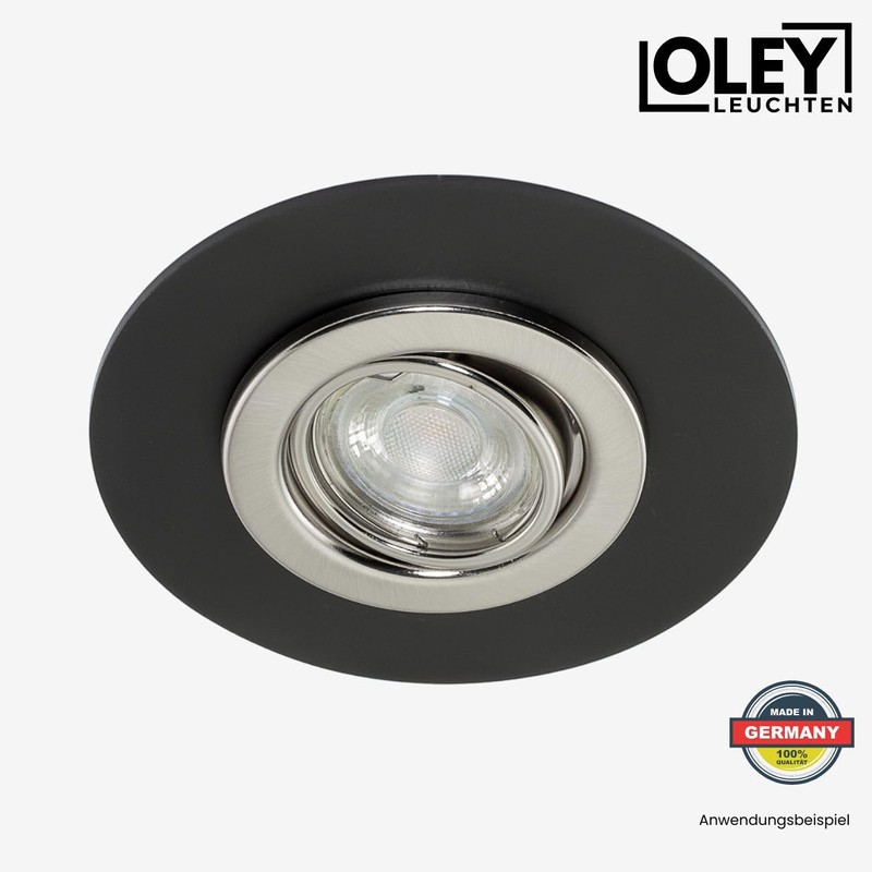 Compensation panel for recessed spotlights Ø 15 cm with spring