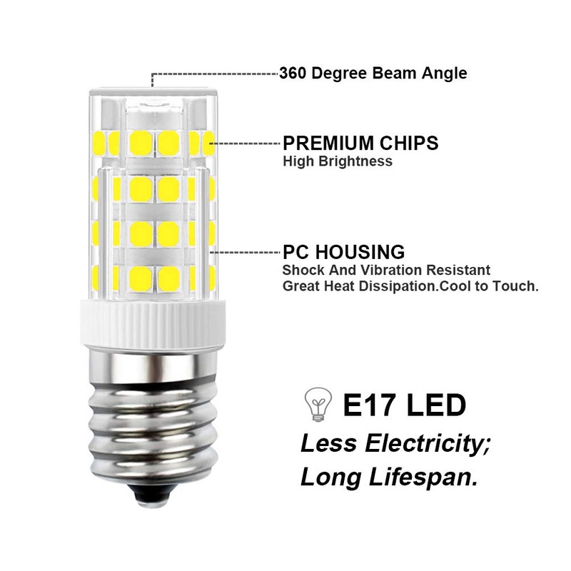 SumVibe E17 LED Bulb, Stovetop Light, Appliance Bulb Under Microwave