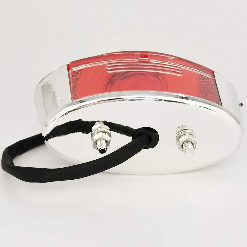 ZSADZS LED Black Cat Eye License Plate Light Tail Light