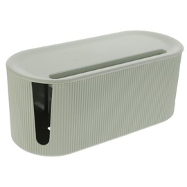 Gatuida Desktop Power Strip Organizer Box Stylish Indoor Wire Management for Home and Office Cord Storage Desk Cable Holder Power Strip Box