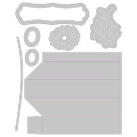 Sizzix Thinlits Die Set 7PK Shadow Box Frames #1 by Eileen Hull | 665938 |Chapter 2 2022, Multicolor, One Size