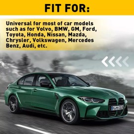 190x Car Clips for Hole Plastic Rivets Retainer Fender Push Pin Fastener Bumper