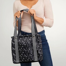 Thirty-One bag small utility tote tip top chevron