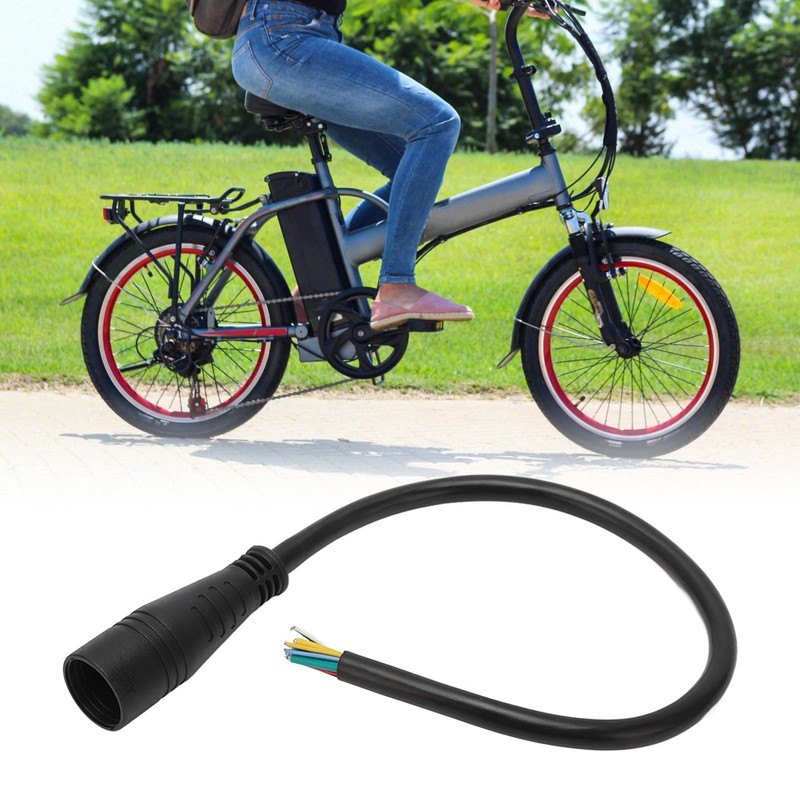 Electric Bike Motor Convert Extension Cable 9 Pin 31cm Conversion