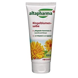 Marigold Ointment - Nourishing Skin Protection for Face and Body - with Vitamin E and Jojoba Oil - 100 ml