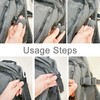 YJFY Pack of 2 Buckles Click Lock Backpack Strap Buckle