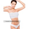 Blulu Brasier sin Tirantes para Mujer, 4 Piezas, sin Mangas,