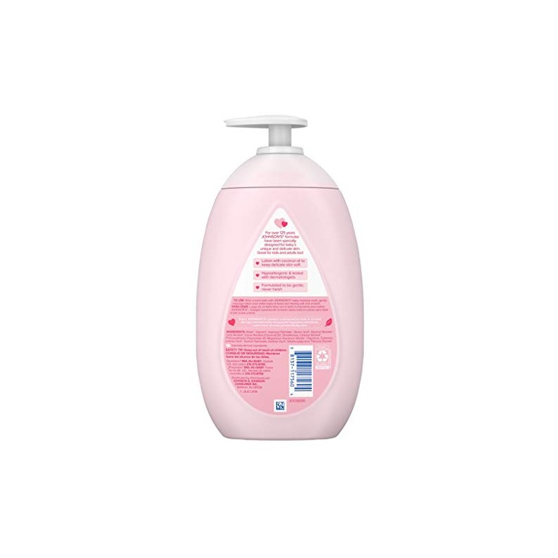 Johnsons Baby Lotion 16.9 Ounce Pump (500ml) (2 Pack)